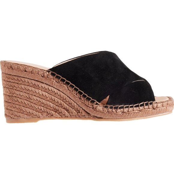 NEW Splendid Britt Wedge Sandals - Suede For Women black 362sn - Picture 3 of 5